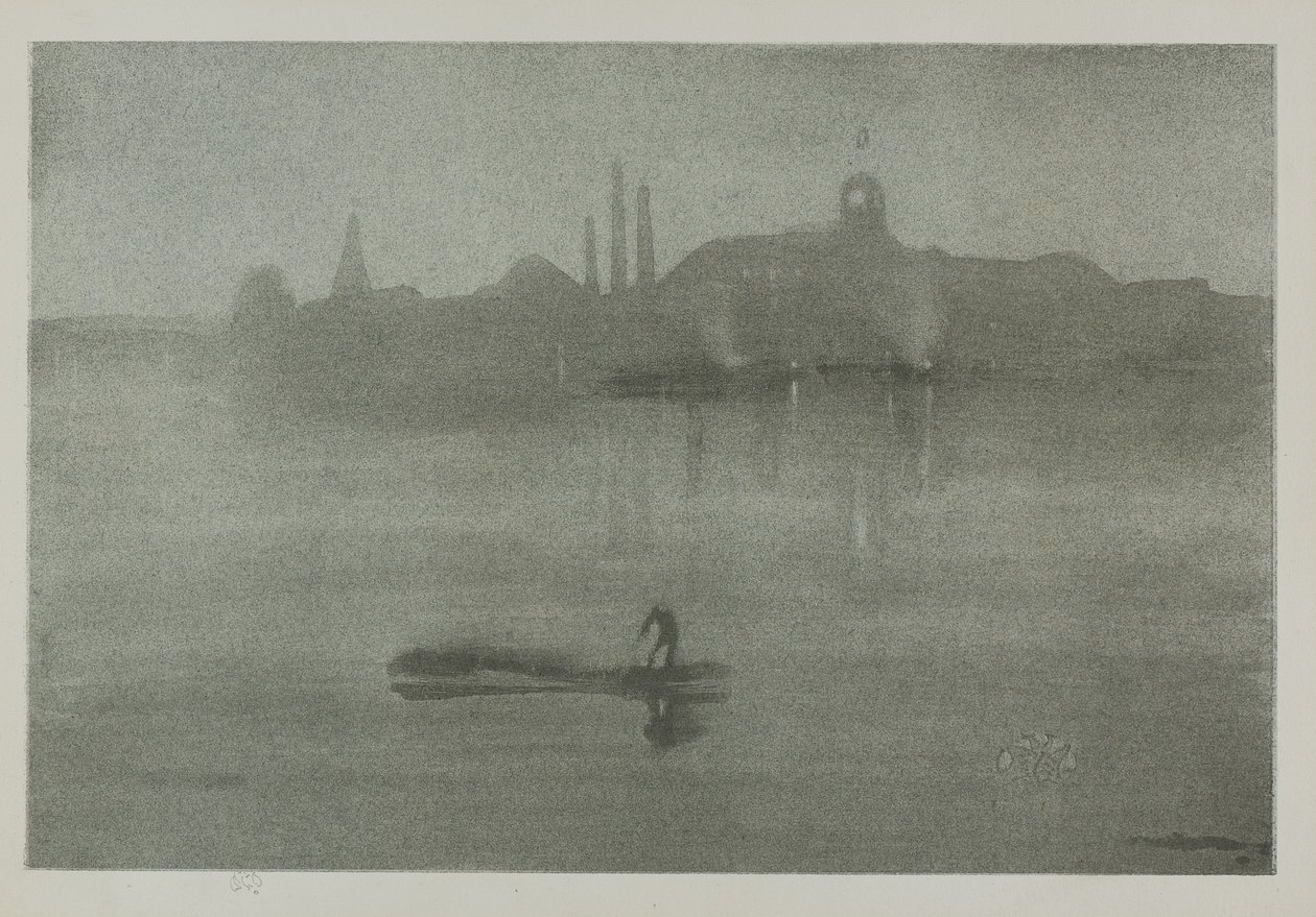 Nocturne, 1878, veröffentlicht 1887 von James Abbott McNeill Whistler