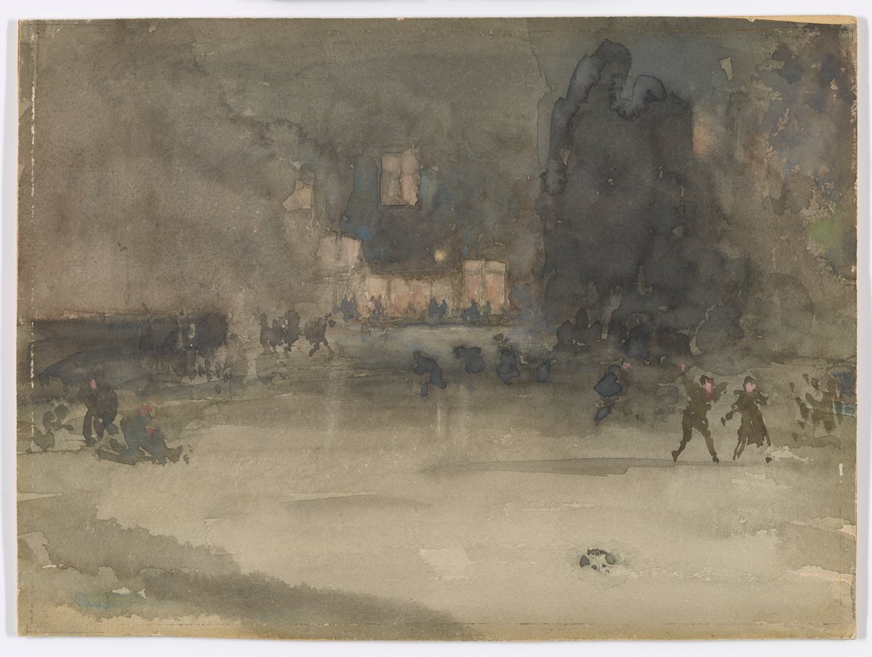 Nocturne: Amsterdam im Winter von James Abbott McNeill Whistler