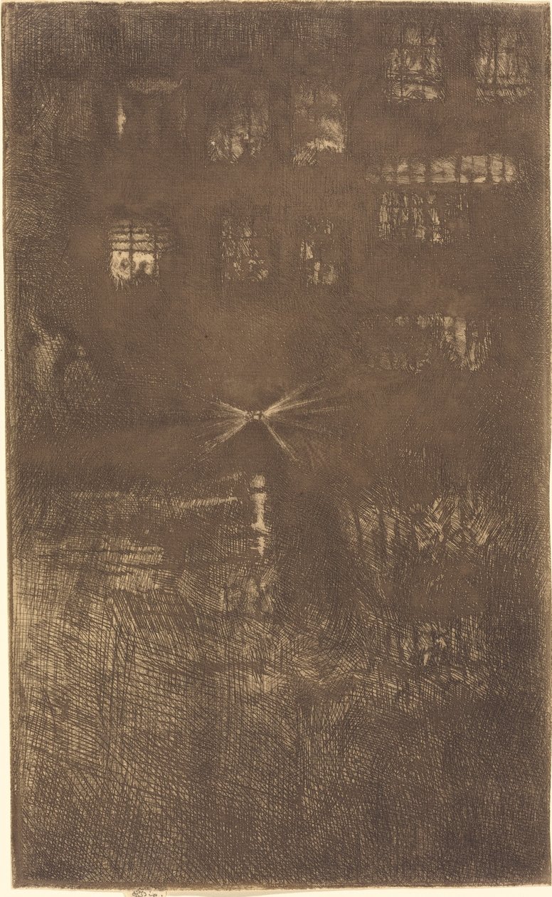 Nocturne: Tanzhaus von James Abbott McNeill Whistler