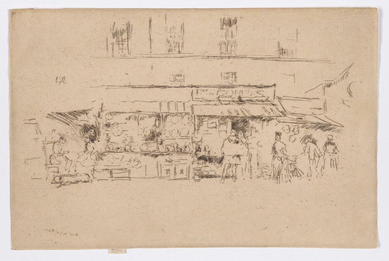 Quai de Montebello von James Abbott McNeill Whistler