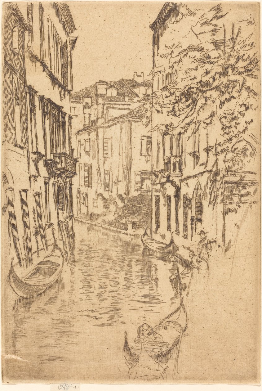 Ruhiger Kanal, 1880 von James Abbott McNeill Whistler
