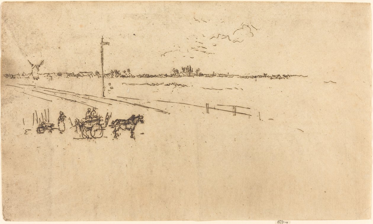 Bahnhof, Voves, 1887 von James Abbott McNeill Whistler