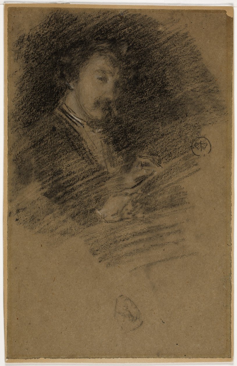 Selbstporträt, 1871-73 von James Abbott McNeill Whistler