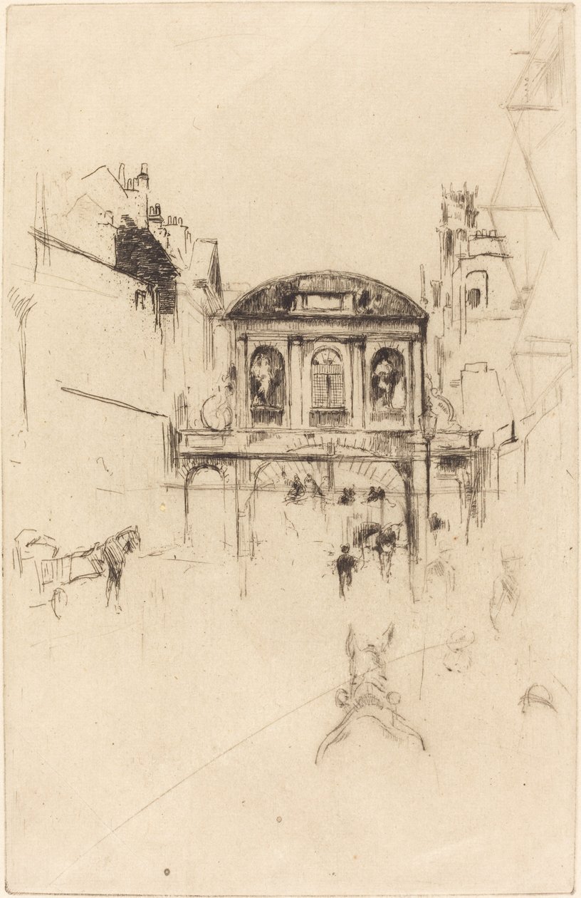 Temple Bar von James Abbott McNeill Whistler