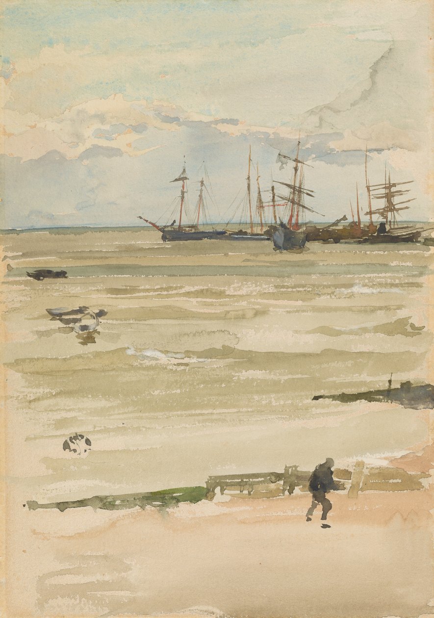 Der Ankerplatz, 1882-1884 von James Abbott McNeill Whistler