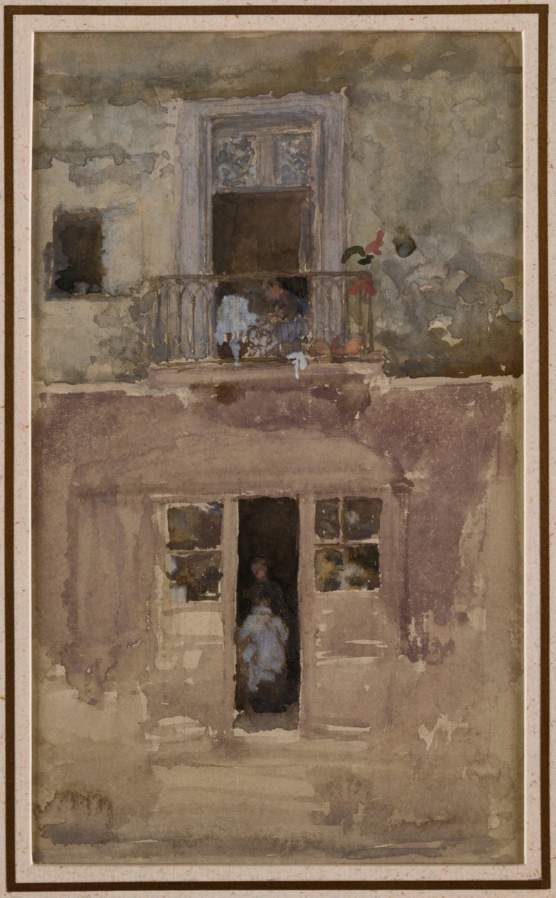 Der Balkon, ca. 1888 von James Abbott McNeill Whistler