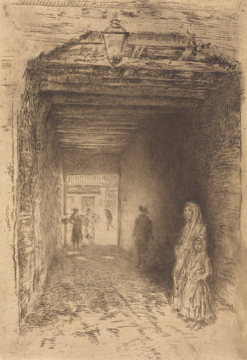 Die Bettler, 1879-1880 von James Abbott McNeill Whistler