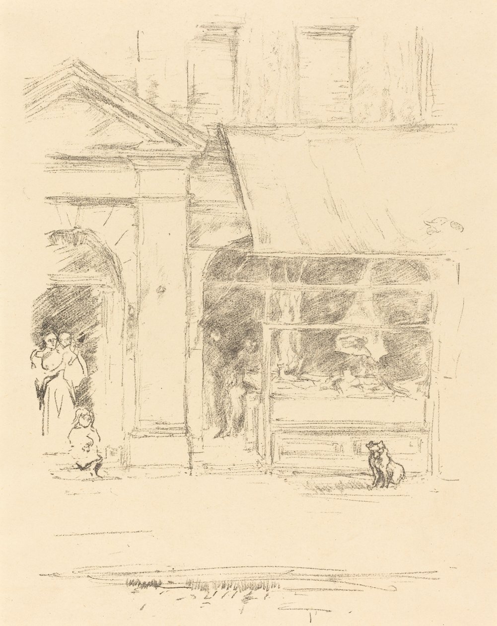 Der Hund des Metzgers, 1896 von James Abbott McNeill Whistler