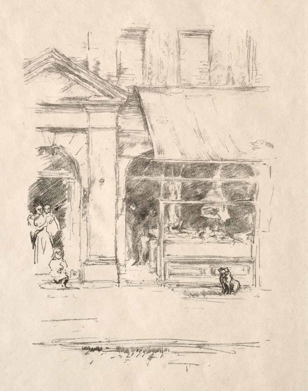 Der Metzgerhund, 1896 von James Abbott McNeill Whistler