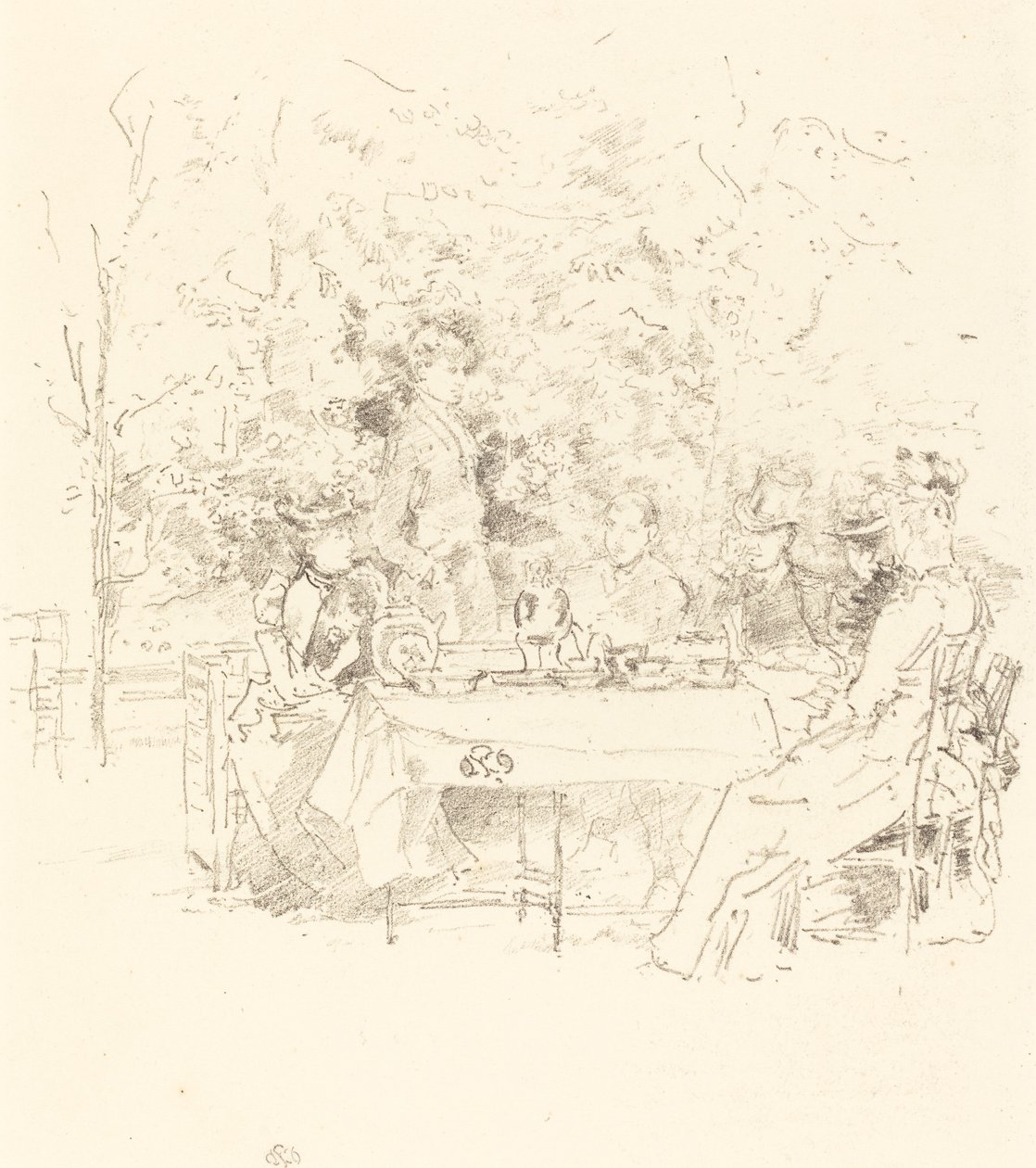 Der Garten, 1891 von James Abbott McNeill Whistler