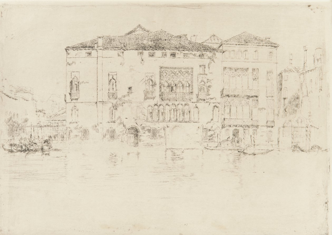 Die Paläste, 1879-1880 von James Abbott McNeill Whistler