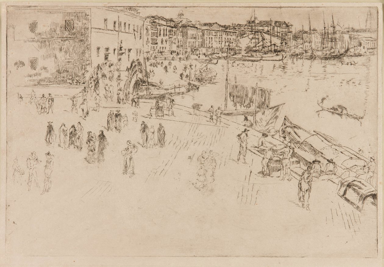 Die Riva, 1879-1880 von James Abbott McNeill Whistler