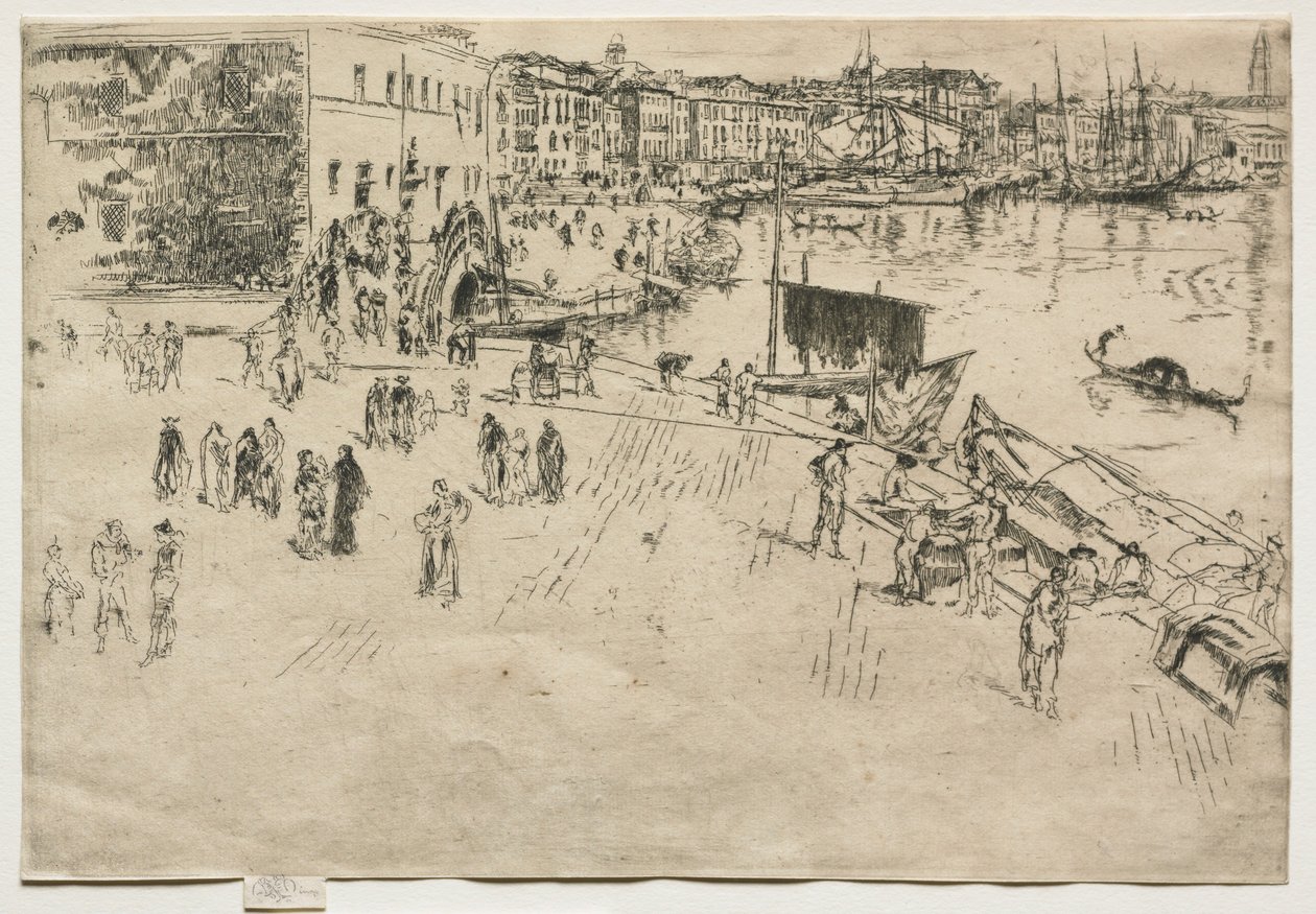 Die Riva, Nr. 1, 1880 von James Abbott McNeill Whistler