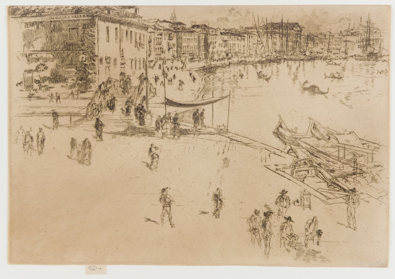 Die Riva, Nr. 2, 1879-1880 von James Abbott McNeill Whistler