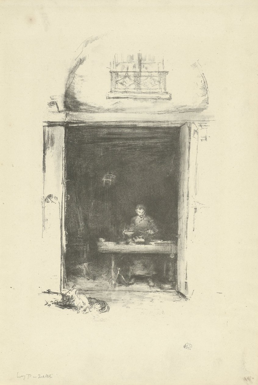 Der Schmied, Passage du Dragon von James Abbott McNeill Whistler