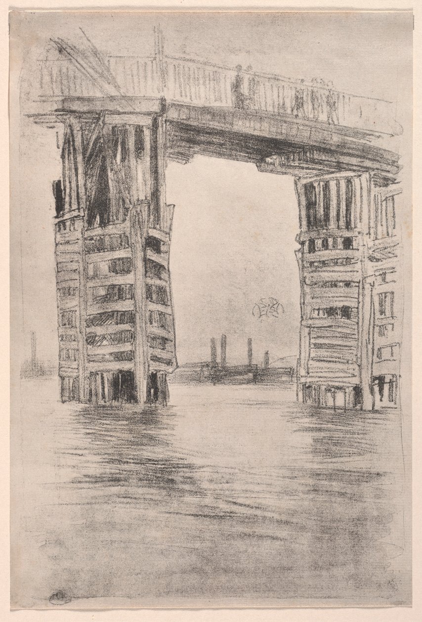 Die hohe Brücke, 1878 von James Abbott McNeill Whistler