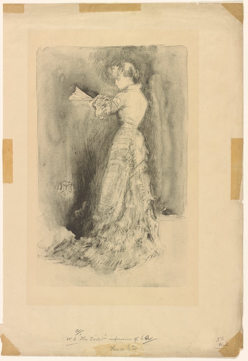 Die Toilette, 1878 von James Abbott McNeill Whistler