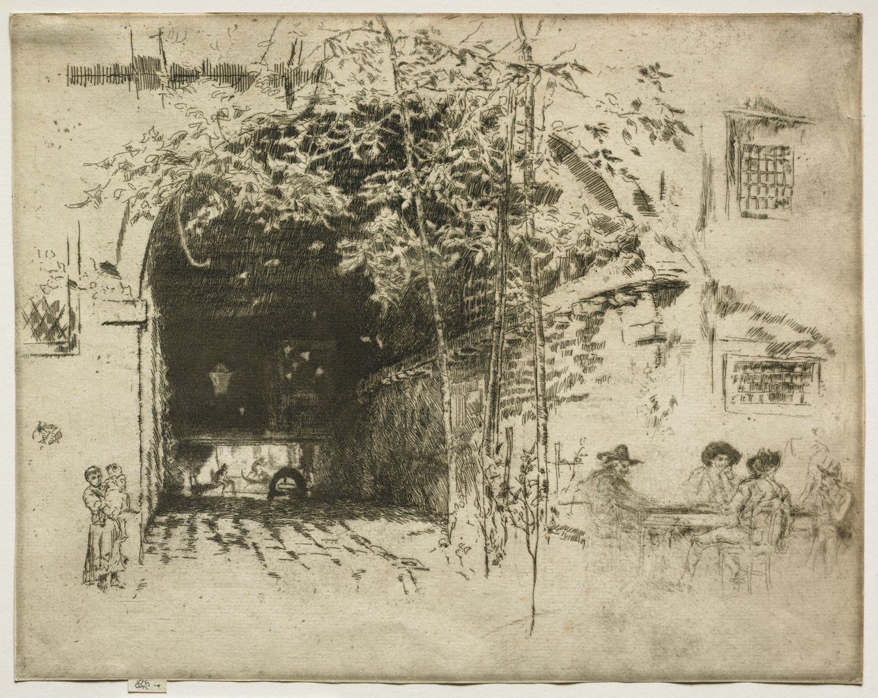 Der Traghetto, 1880 von James Abbott McNeill Whistler