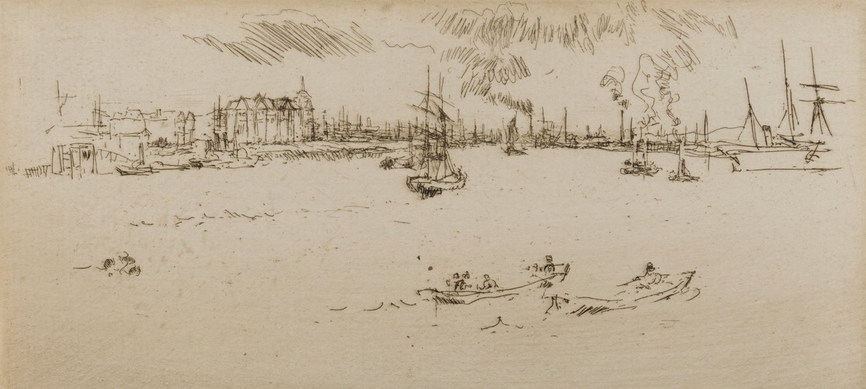 Tilbury, 1887 von James Abbott McNeill Whistler