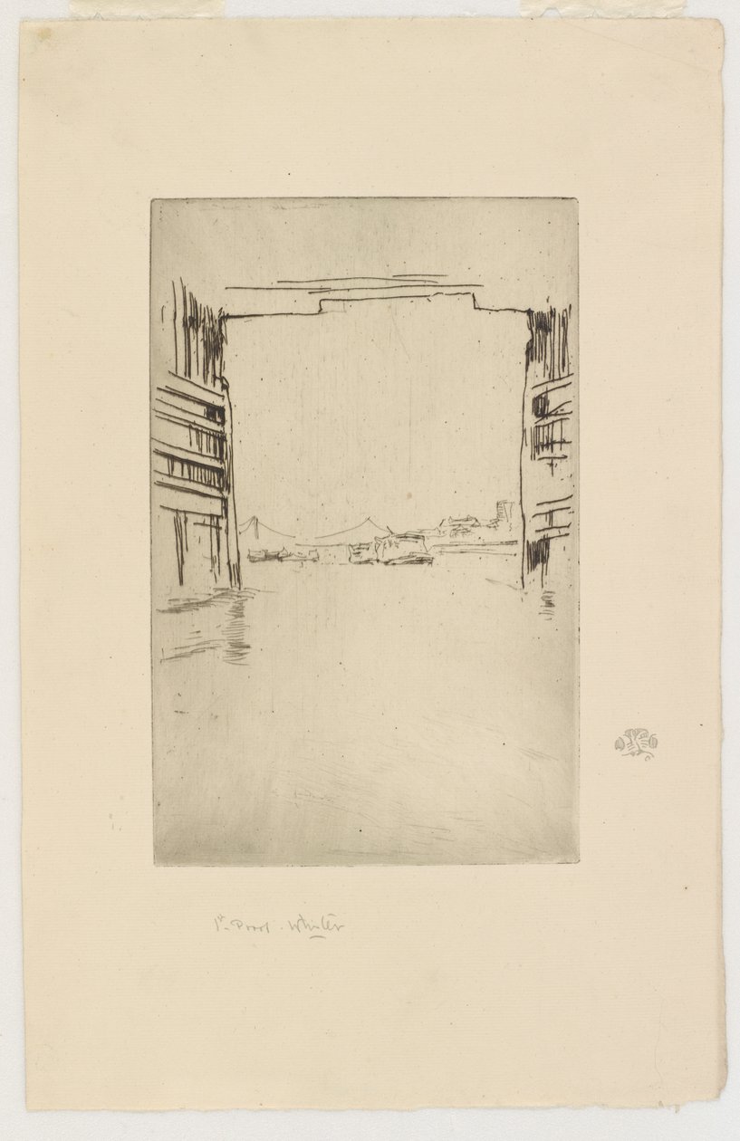 Unter der alten Battersea-Brücke, 1879 von James Abbott McNeill Whistler