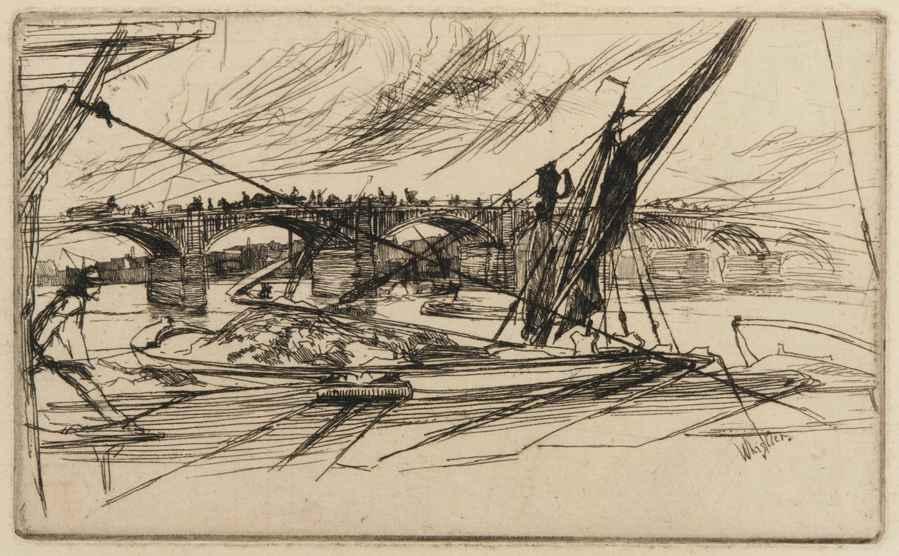 Vauxhall Bridge von James Abbott McNeill Whistler