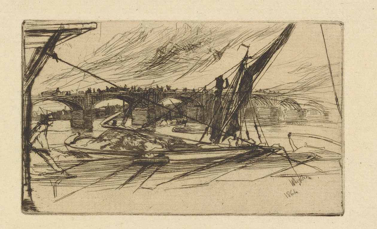 Vauxhall-Brücke, 1861 von James Abbott McNeill Whistler