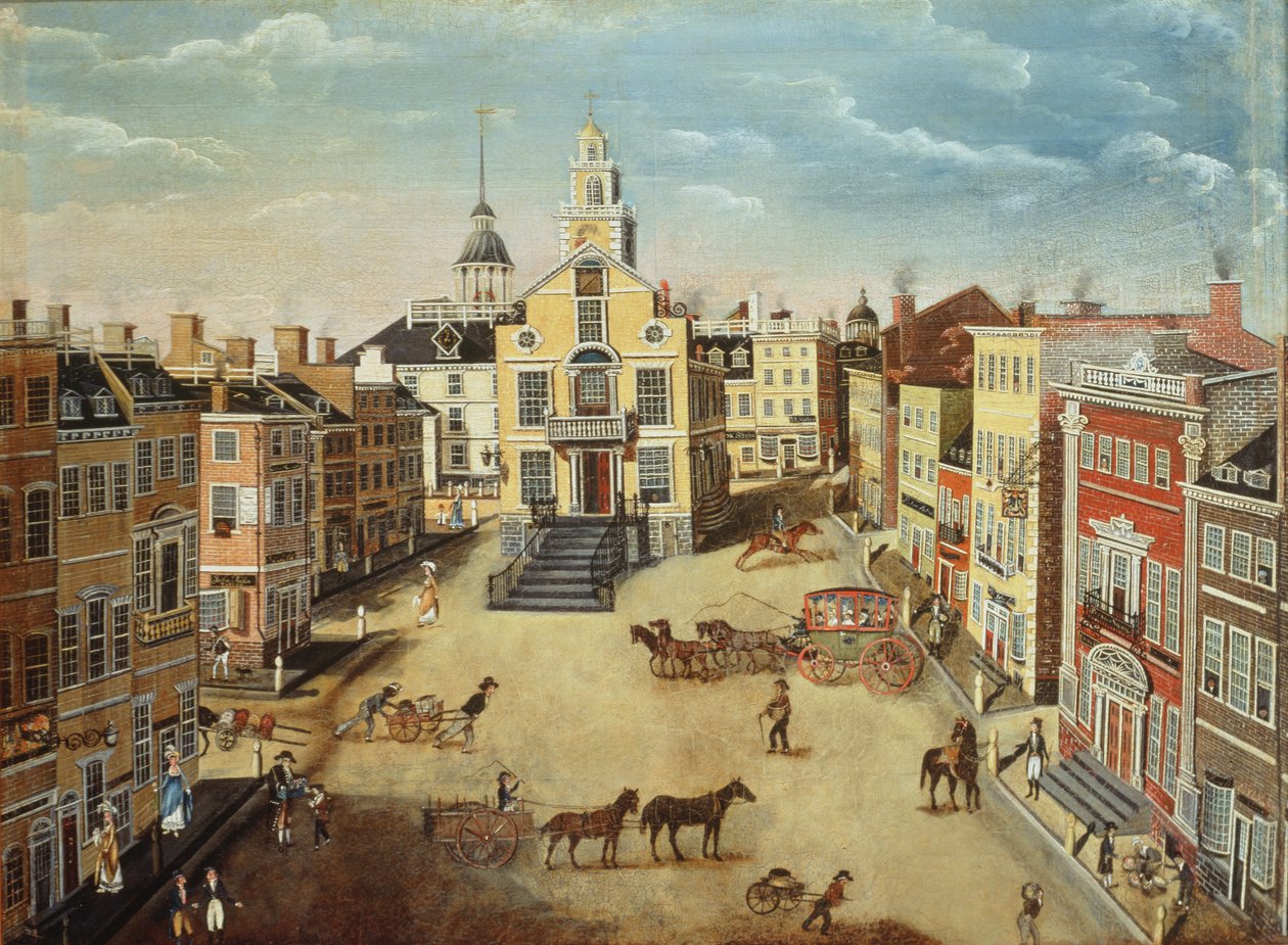 Old State House, Boston von James Brown Marston