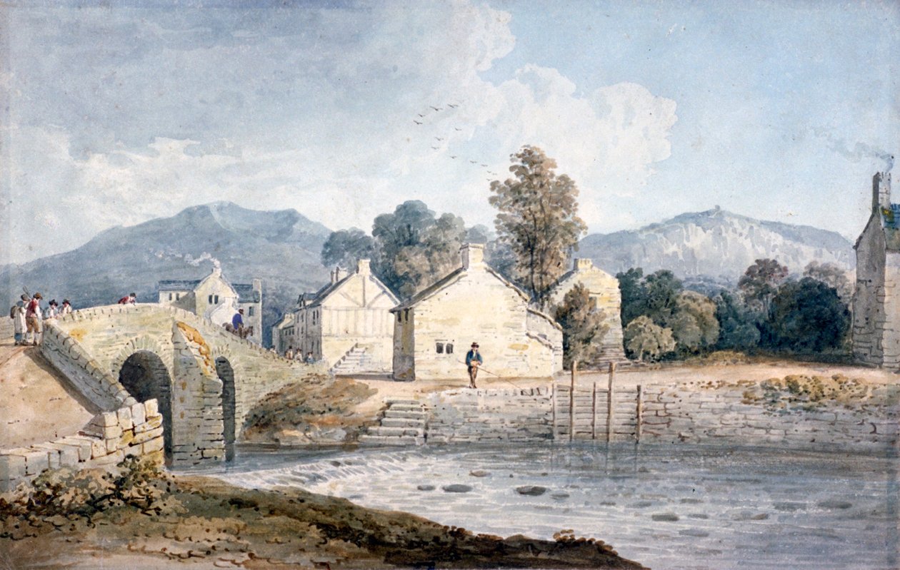 Eingang nach Keswick, Cumberland, 19. Jahrhundert von James Duffield Harding