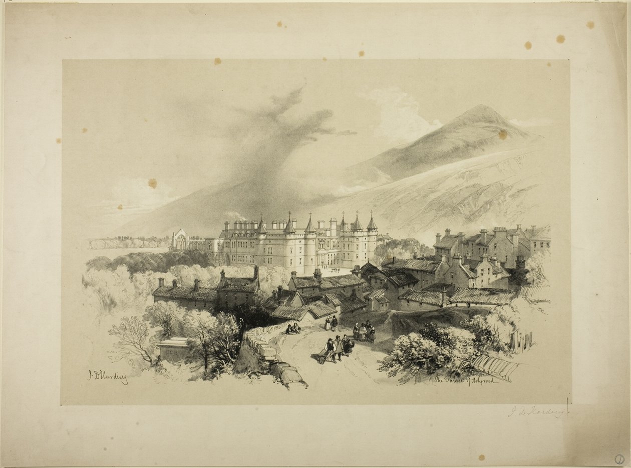 Der Palast von Holyrood von James Duffield Harding