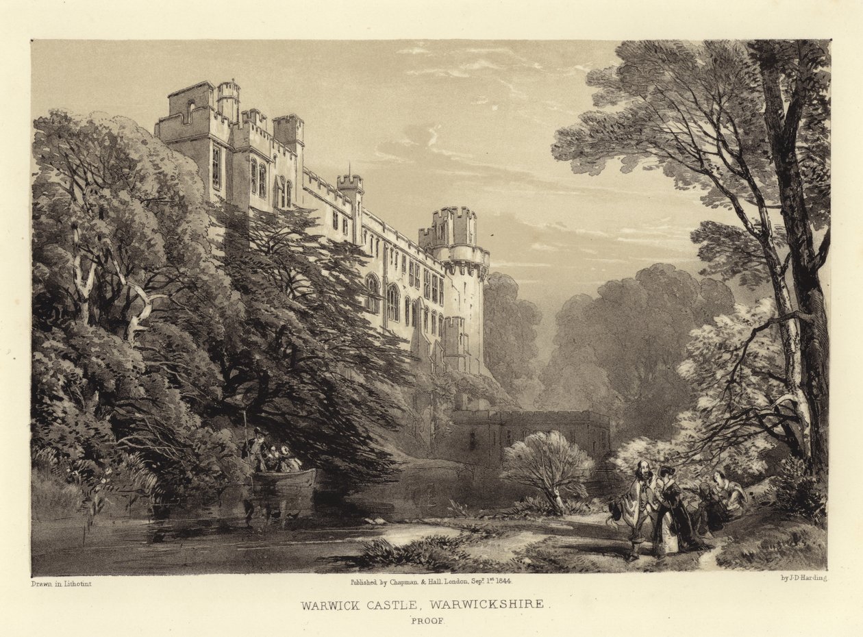 Warwick Castle von James Duffield Harding