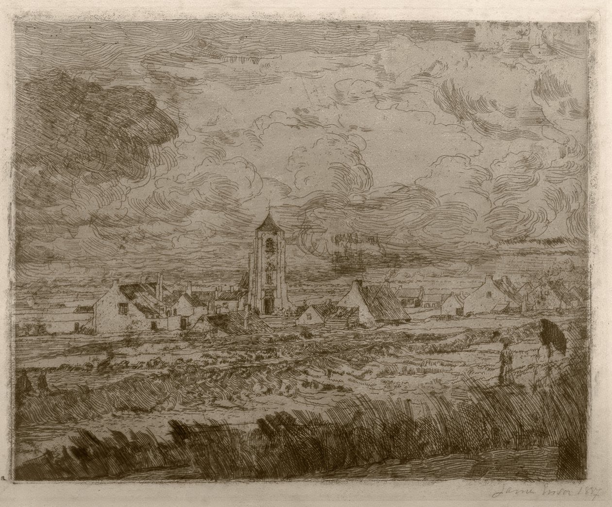 Große Ansicht von Mariakerke von James Sidney Ensor