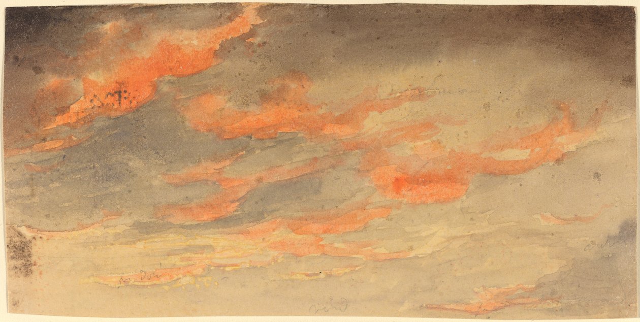 Wolken bei Sonnenuntergang von James Hamilton Shegogue