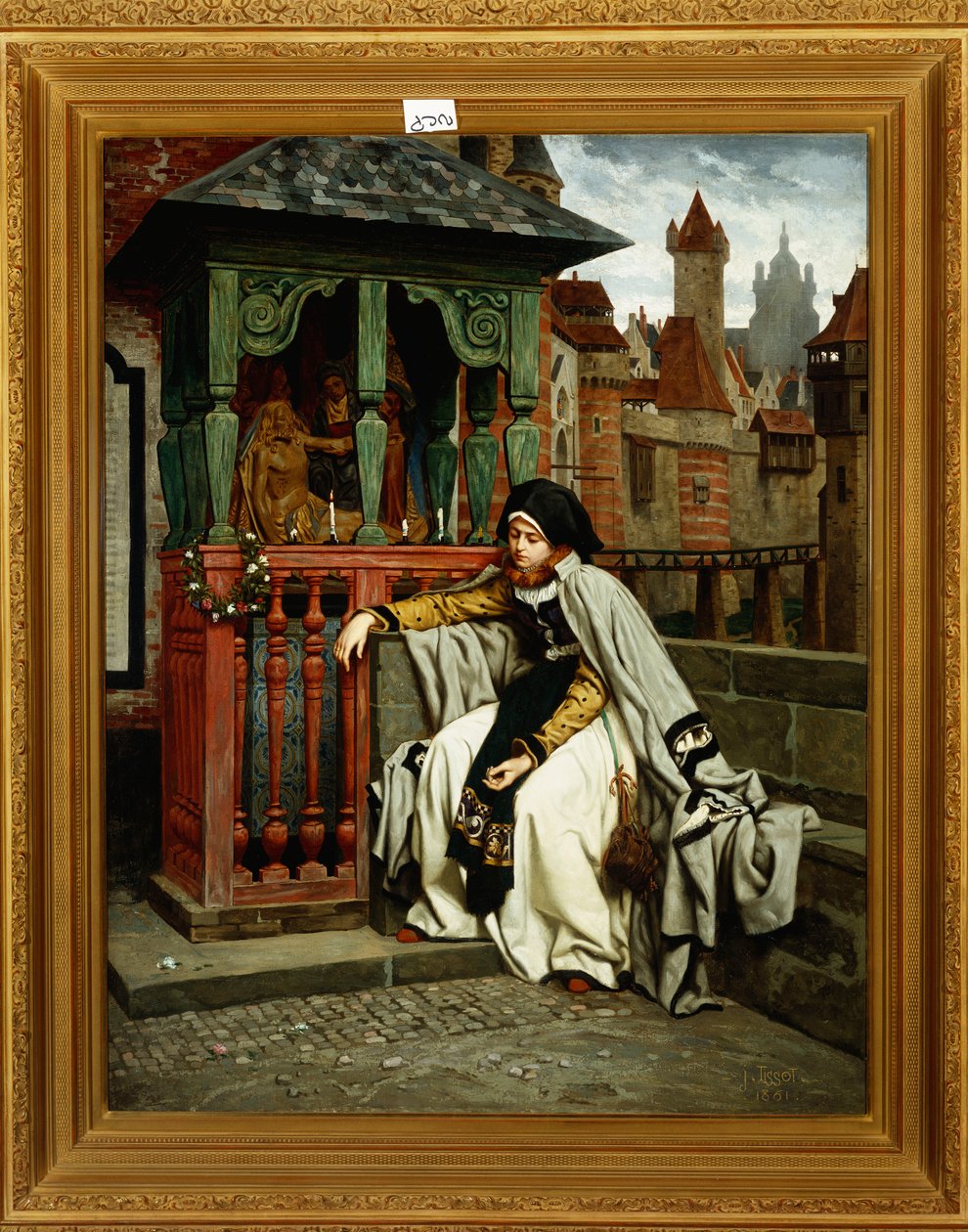 Marguerite an den Stadtmauern, 1861 von James Jacques Joseph Tissot