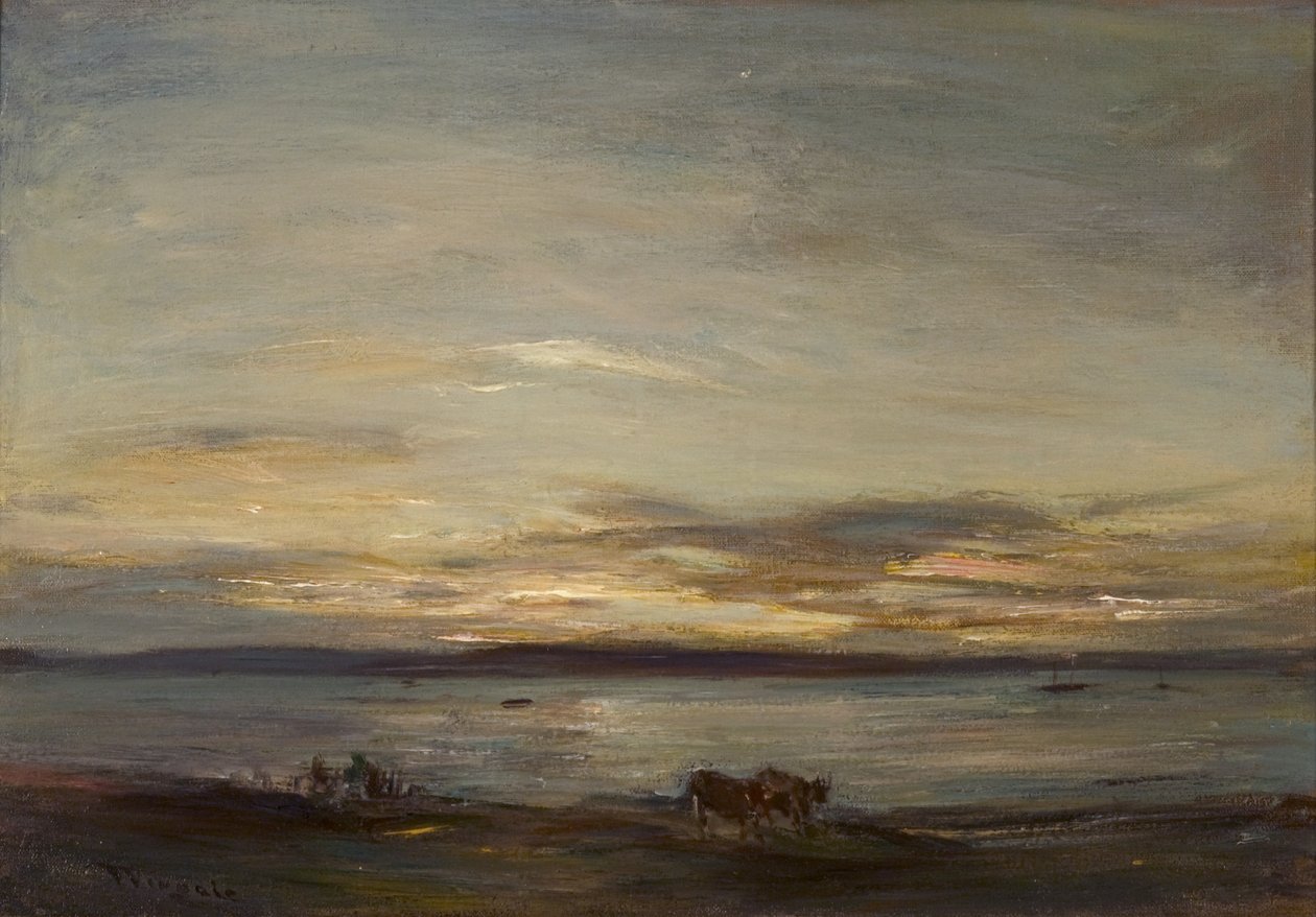 Goldener Sonnenuntergang, Fairlie von James Lawton Wingate