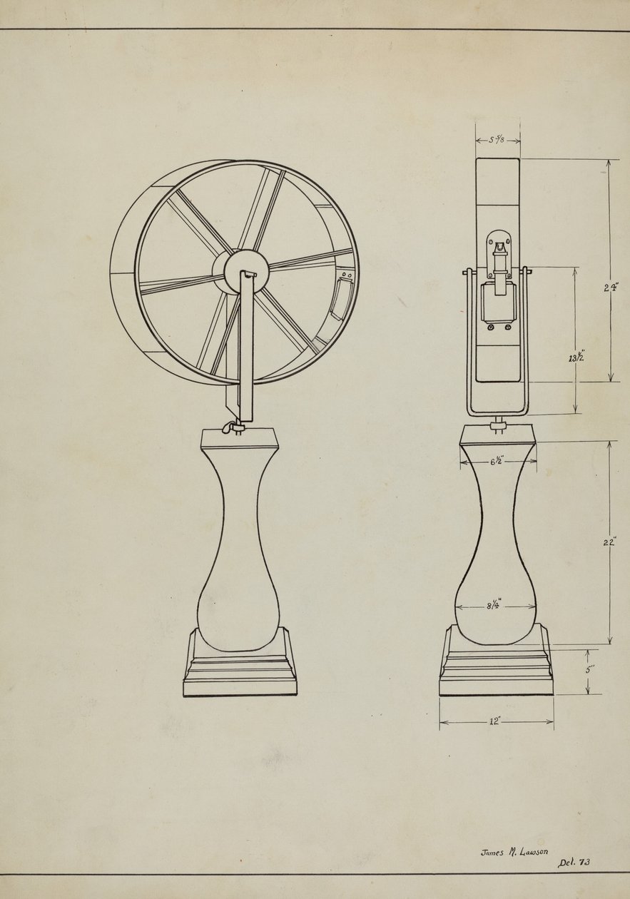 Lotterierad von James M. Lawson