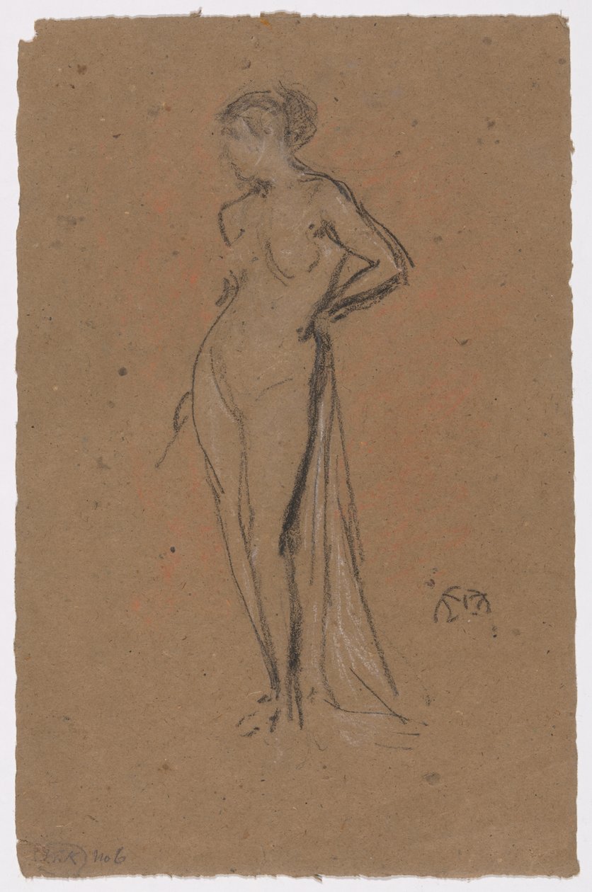 Eine nackte Figur von James McNeill Whistler