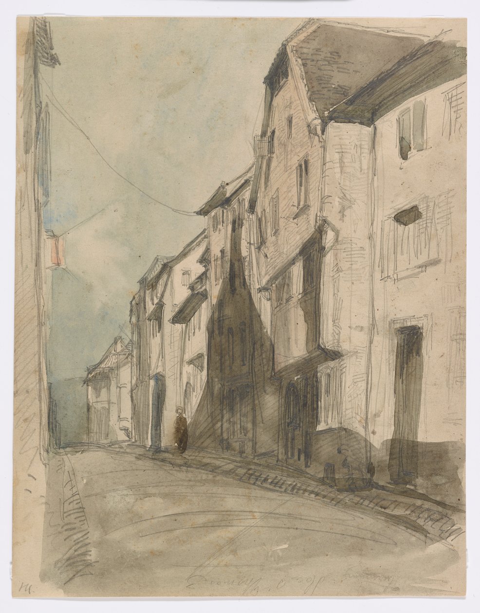 Eine Straße in Saverne von James Abbott McNeill Whistler