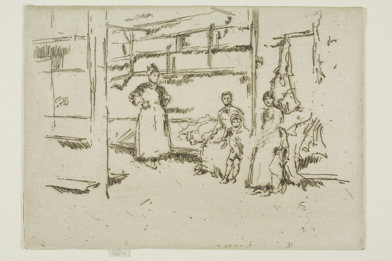 Nach dem Verkauf, Kleiderbörse, Houndsditch von James Abbott McNeill Whistler