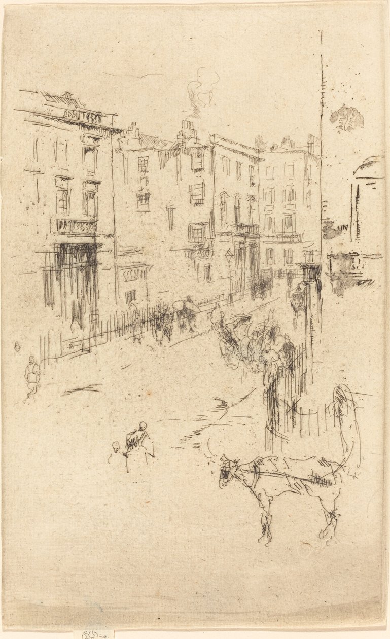 Alderney Straße von James Abbott McNeill Whistler