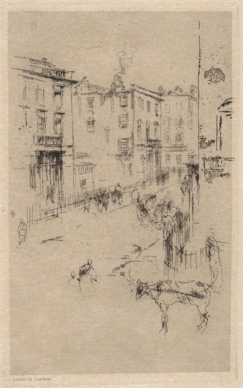 Alderney Street von James Abbott McNeill Whistler