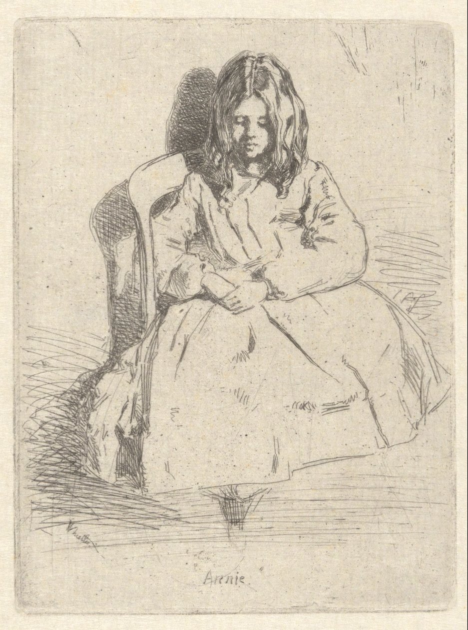 Annie, sitzend von James Abbott McNeill Whistler
