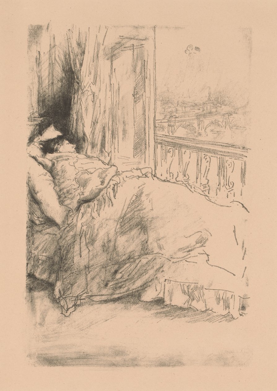 Am Balkon von James Abbott McNeill Whistler