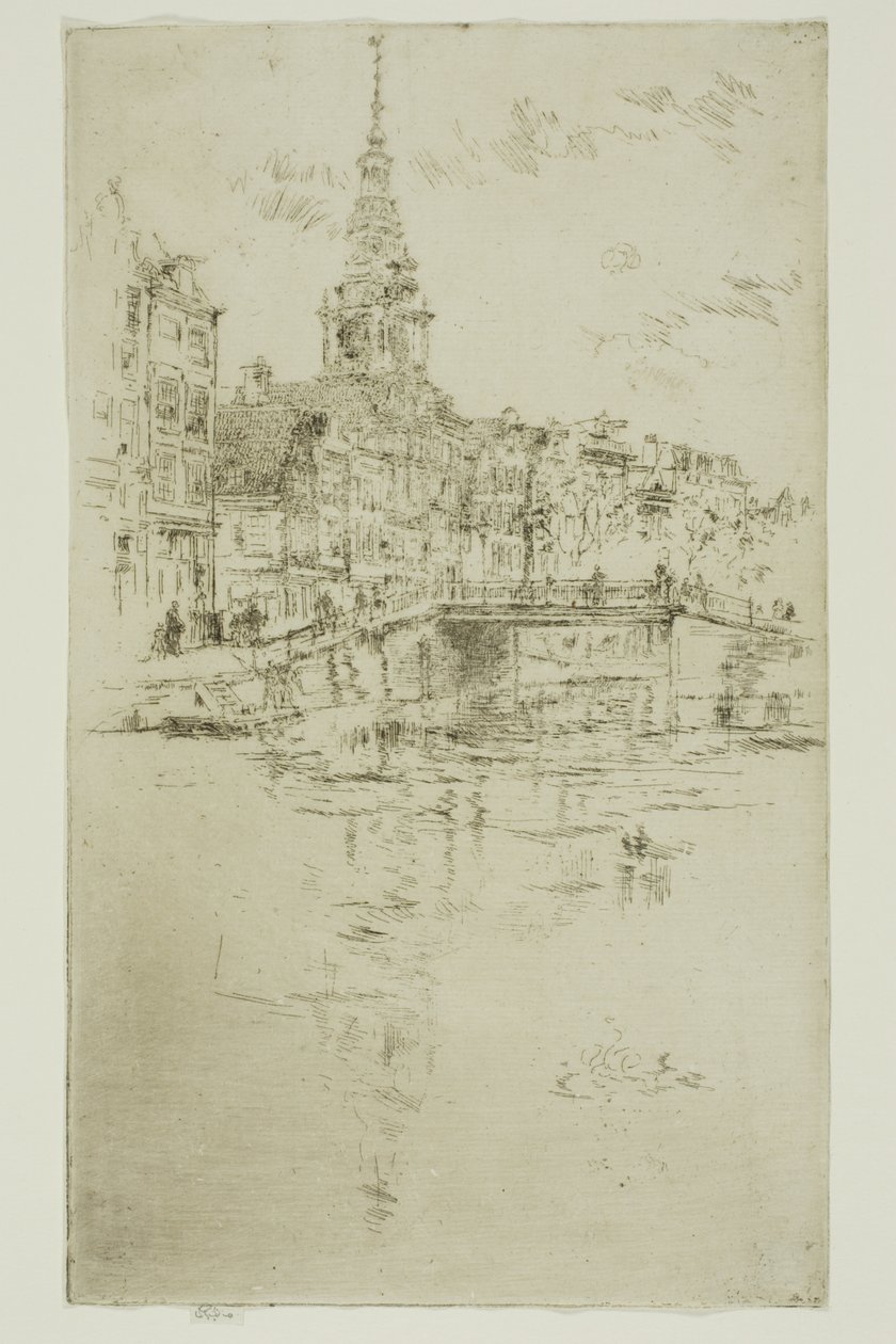 Kirche, Amsterdam von James Abbott McNeill Whistler