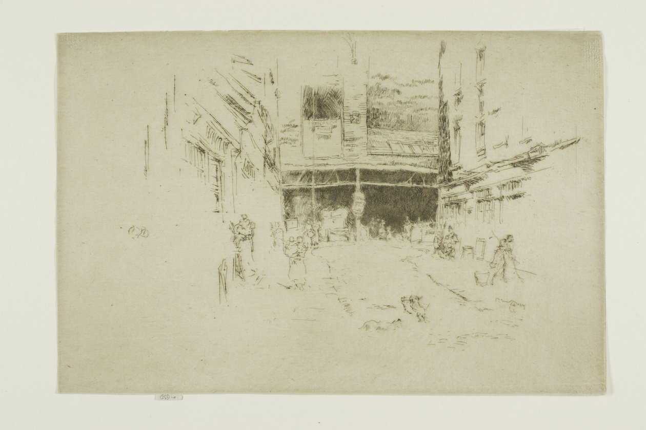 Kleiderbörse, Houndsditch, Nr. 1 von James Abbott McNeill Whistler