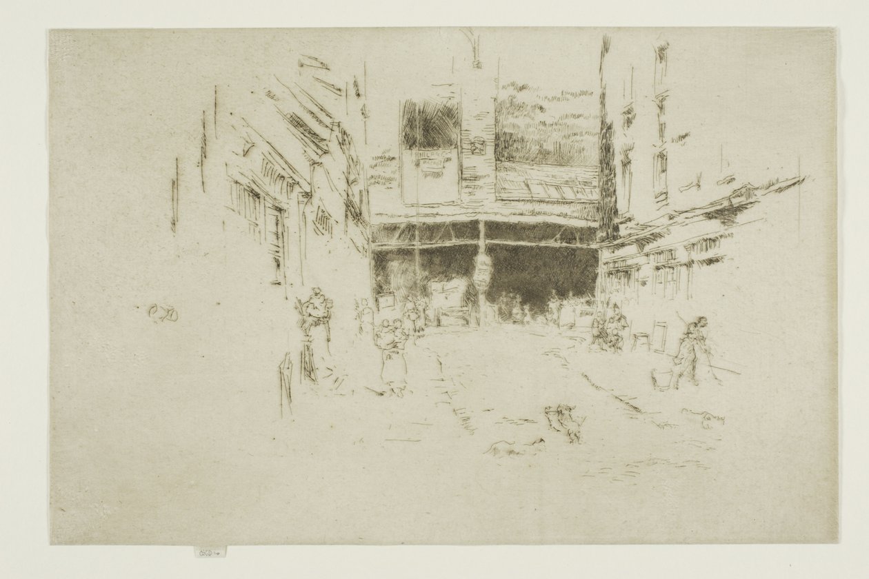 Kleiderwechsel, Houndsditch, Nr. 1 von James Abbott McNeill Whistler