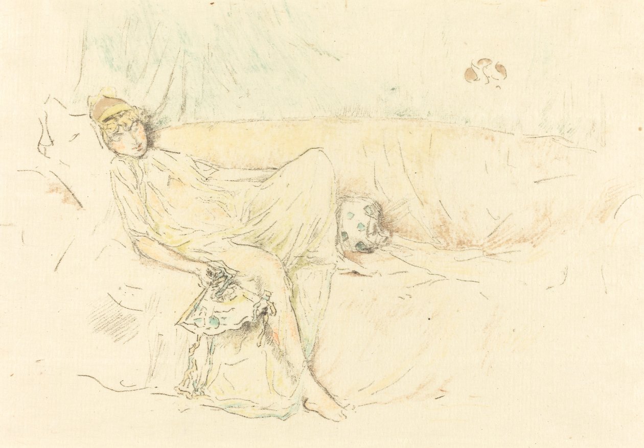 Gekleidete Figur, liegend von James Abbott McNeill Whistler