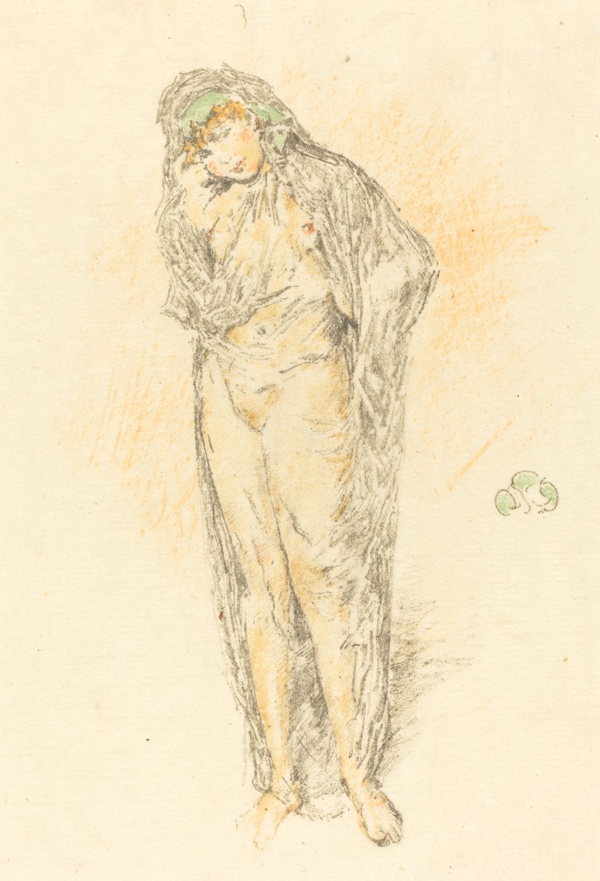 Drapierte Figur, stehend von James Abbott McNeill Whistler