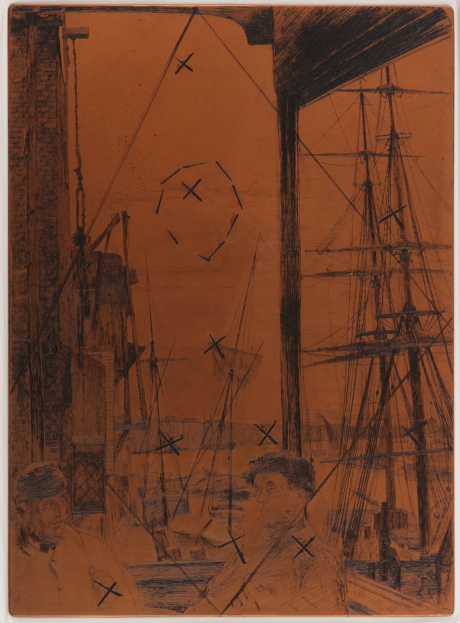 Radierplatte: Rotherhithe von James Abbott McNeill Whistler