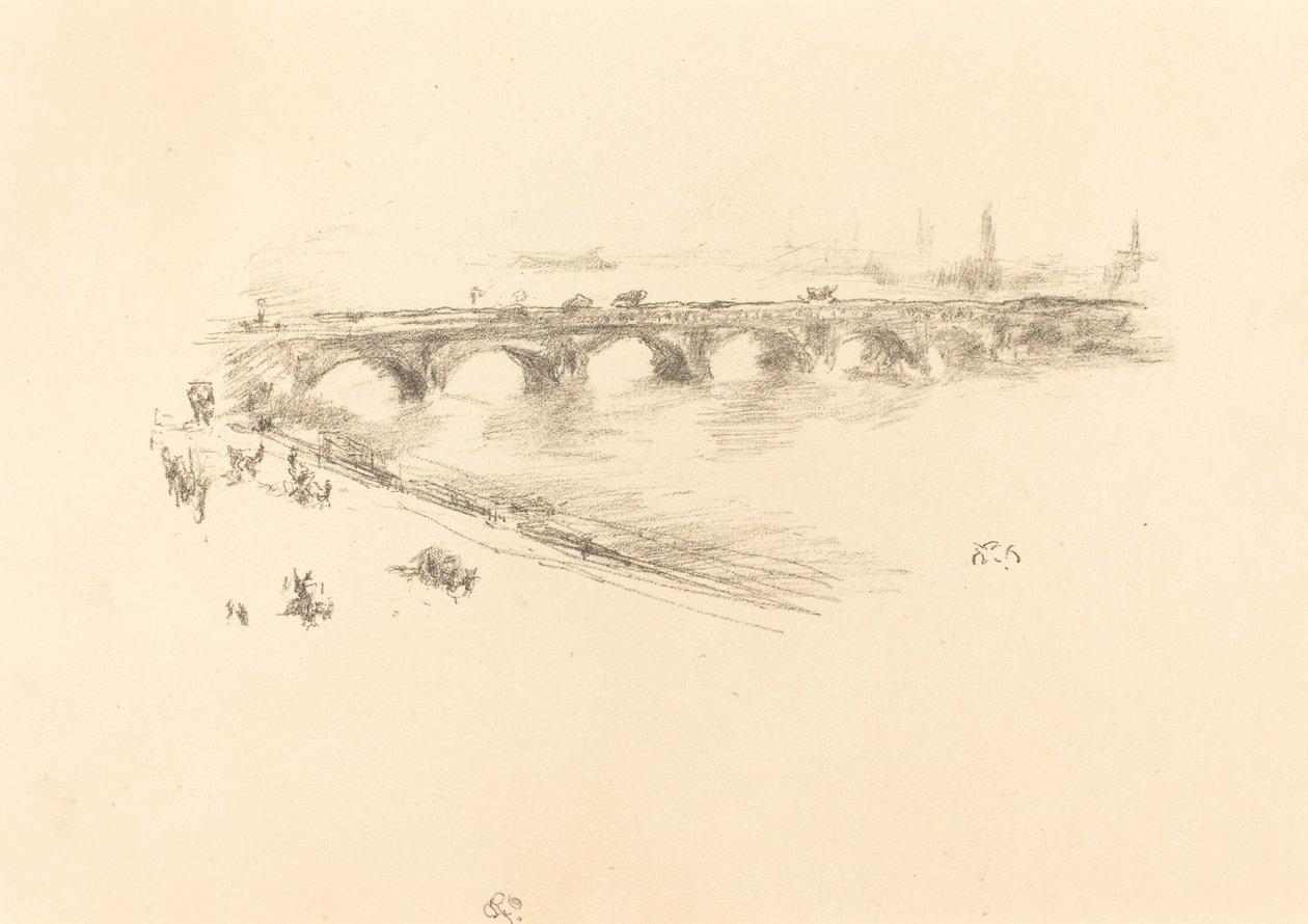 Abend, Little Waterloo Bridge von James Abbott McNeill Whistler
