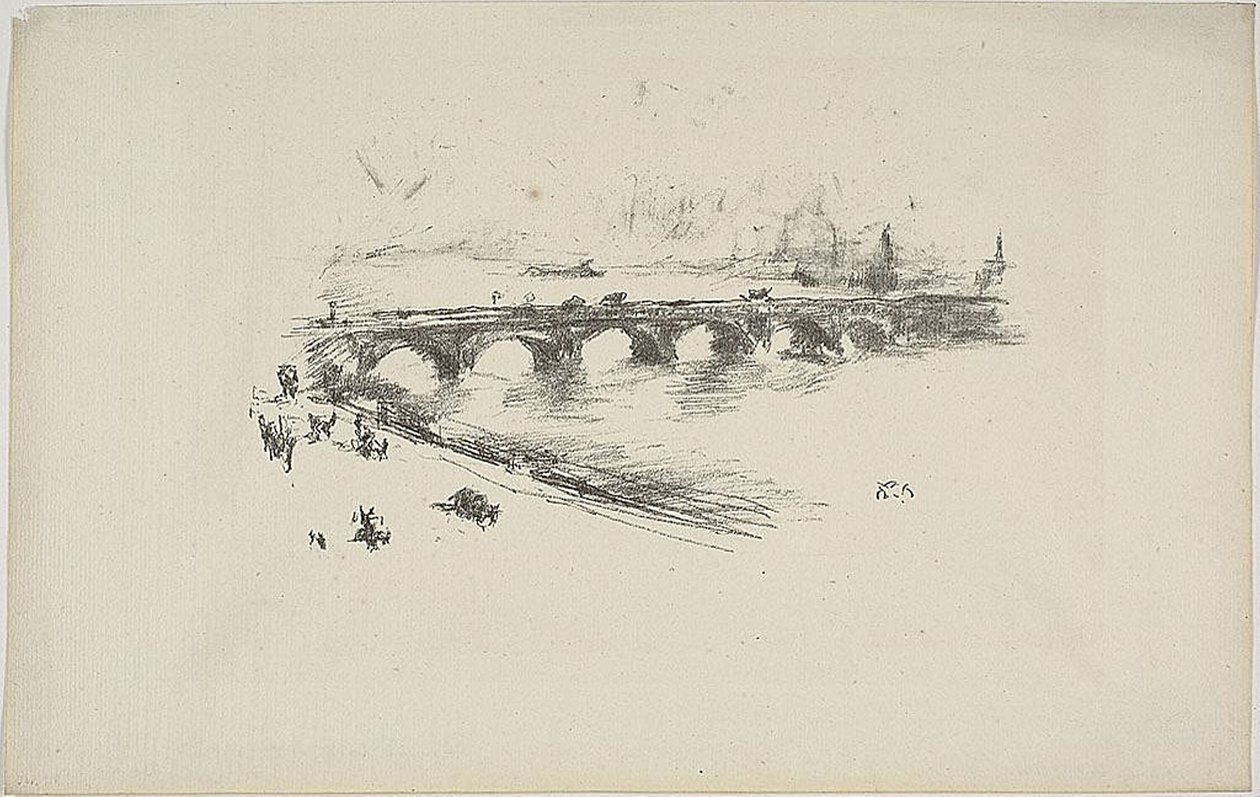 Abend, Little Waterloo Bridge von James Abbott McNeill Whistler